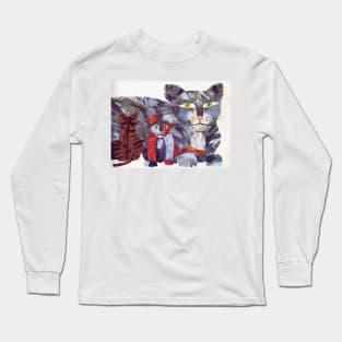 eric carle - As-tu vu mon chat? Long Sleeve T-Shirt